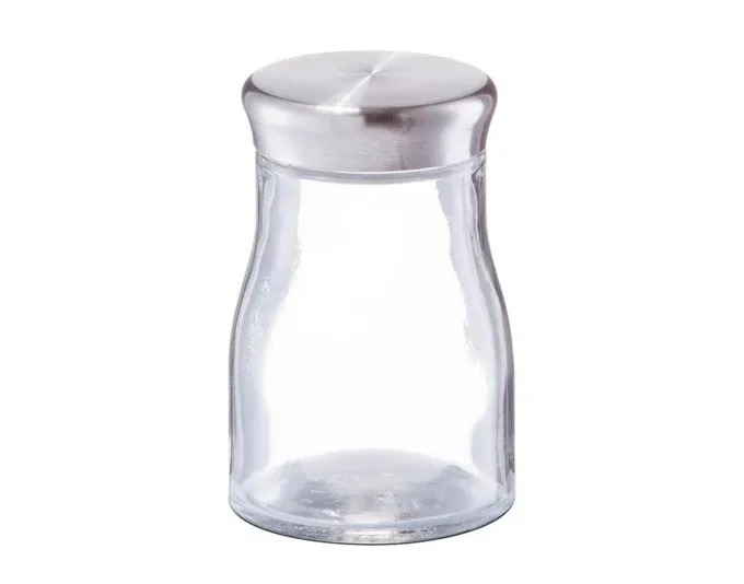 Gewürzdose Glas Inox ø6cm