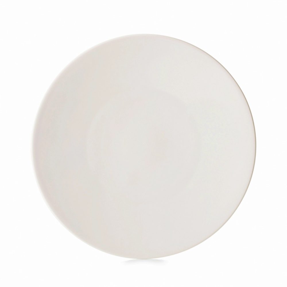 Madeleine Teller flach D26cm H3cm alabaster weiss