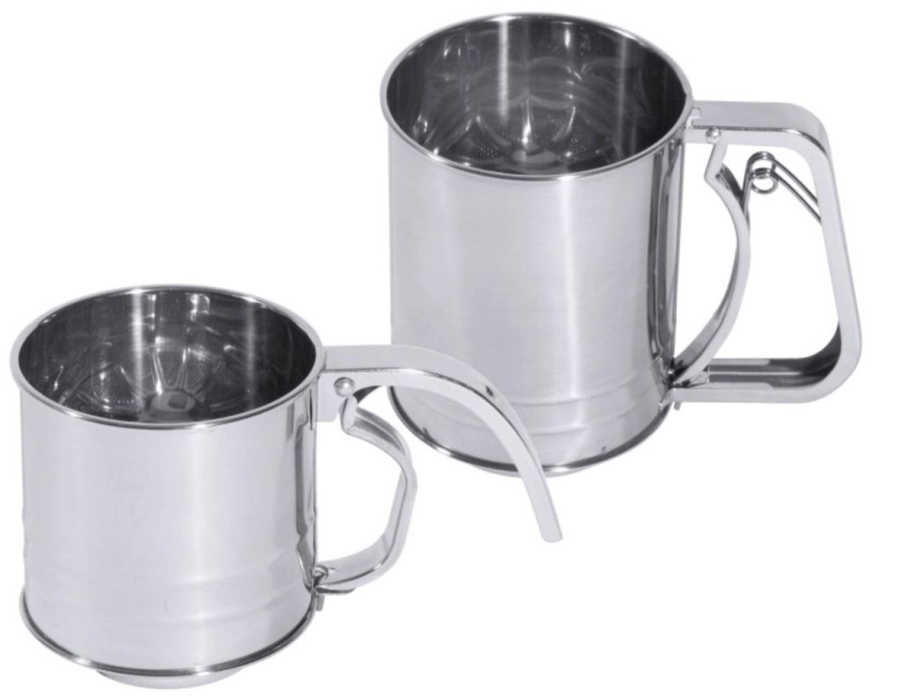 Einhand-Drücksieb 0.3lt., D: 8.5cm H: 9cm