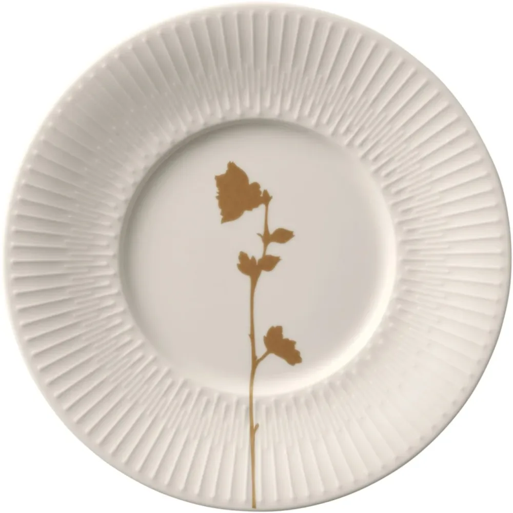 Delight Vibes PICKED Teller flach rund Fahne Relief 16cm