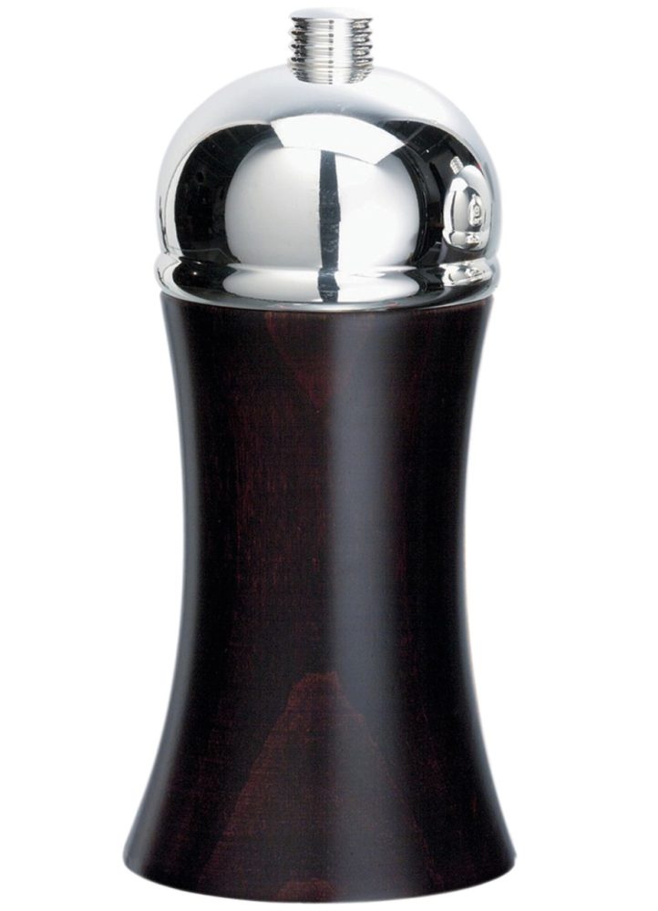 Valse Pfeffermühle schwarz Edelstahl 11cm