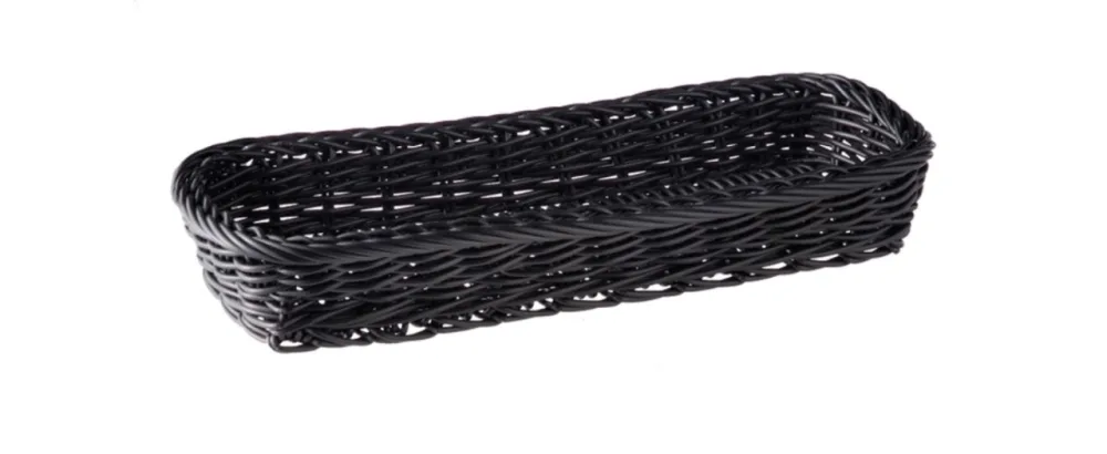 APS Besteck-Korb Economic rechteckig; 27x10x5 cm (LxBxH); schwarz
