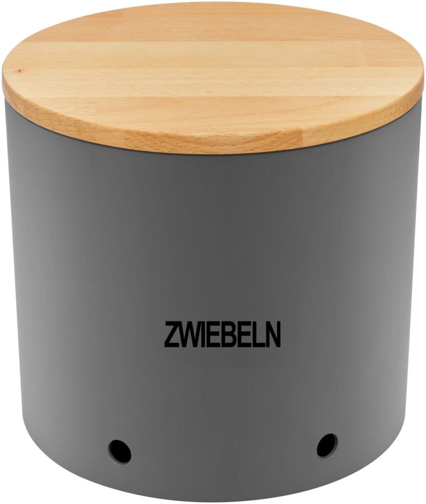 Zwiebeltopf Biopolymer 20.2x15.2cm schiefer