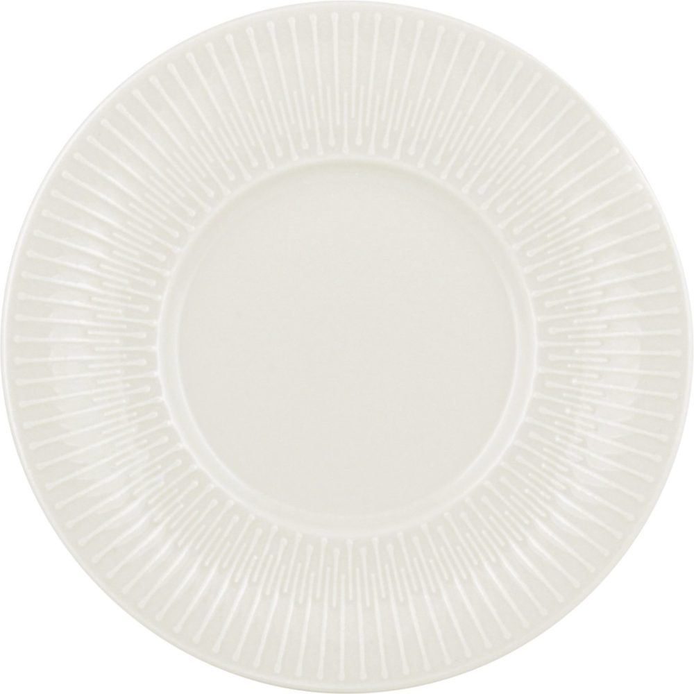 Delight Vibes Teller flach rund Fahne Relief 16cm
