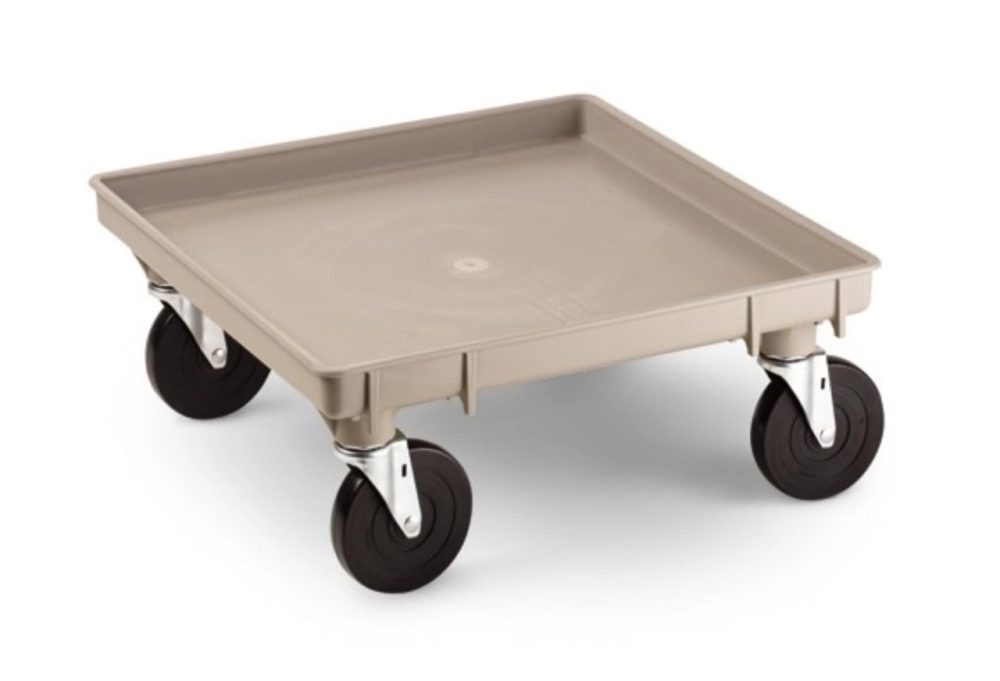 Transportwagen für Spülkorb ohne Griff 54x54cm H22.6cm beige
