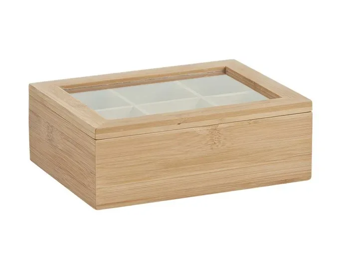 Teebeutelbox Bamboo 21x16cm