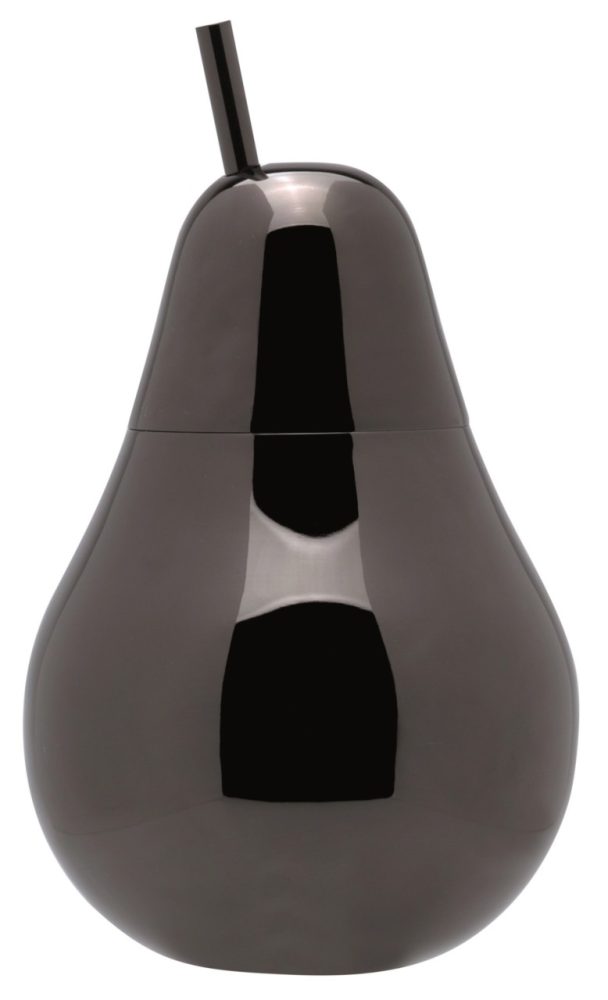 Cocktailbecher Birne 0.425lt schwarz beschichtet