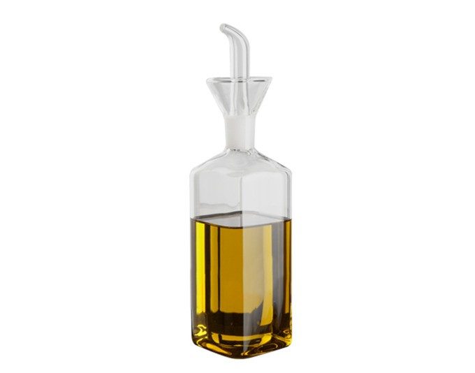 Ölflasche Glas eckig 250ml