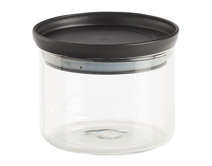 Vorratsglas m.D. schwarz 0.35l