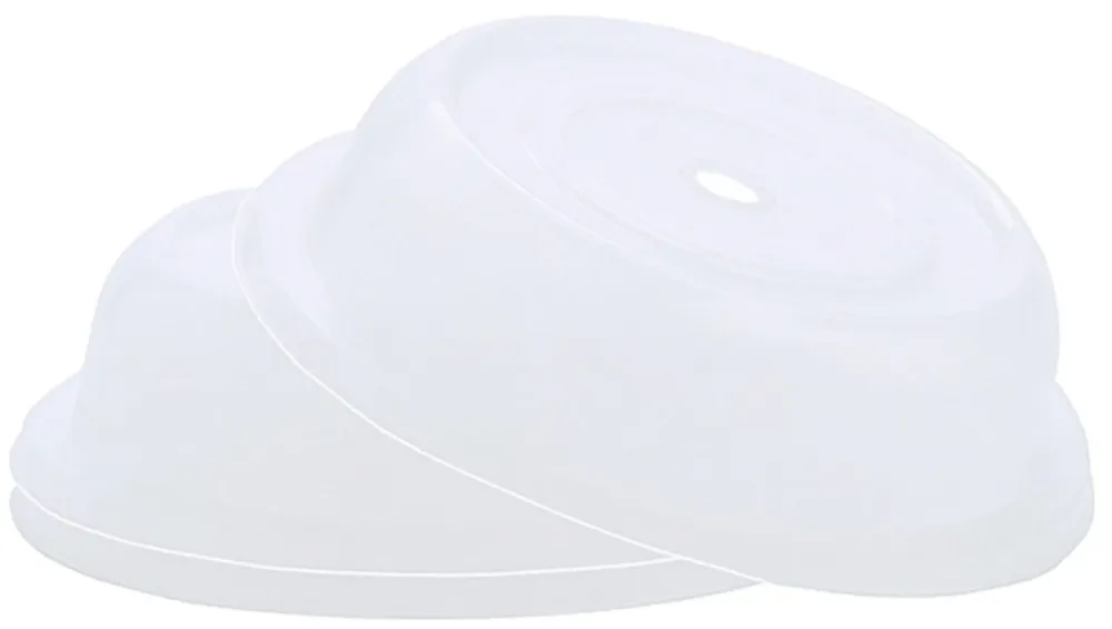 Tellerglocke transparent-weiss, Teller Ø 28,3cm, H:6cm