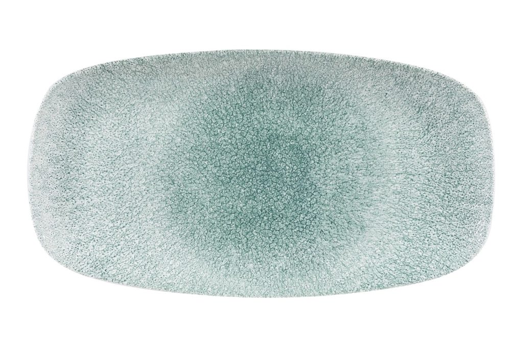 S.P. Raku Jade Green Platte rechteckig 30x19.9cm