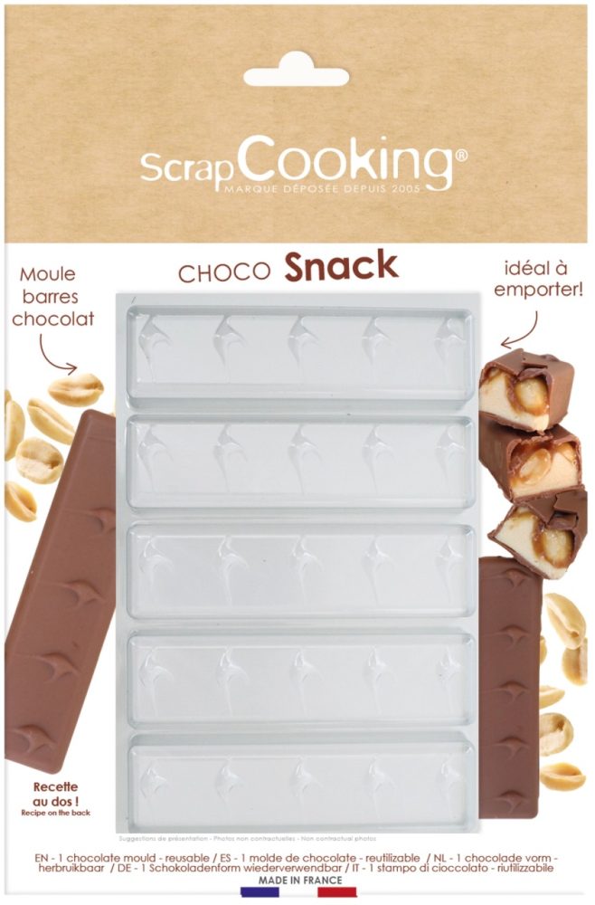 Giessform halbart für Schokolade Schoko Snack