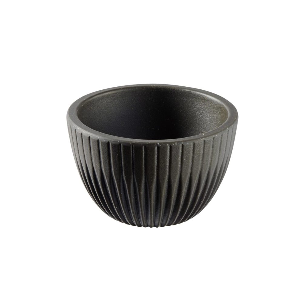 6er Set Lineo Dipschälchen D6cm H3.5cm 30ml braun Melamin