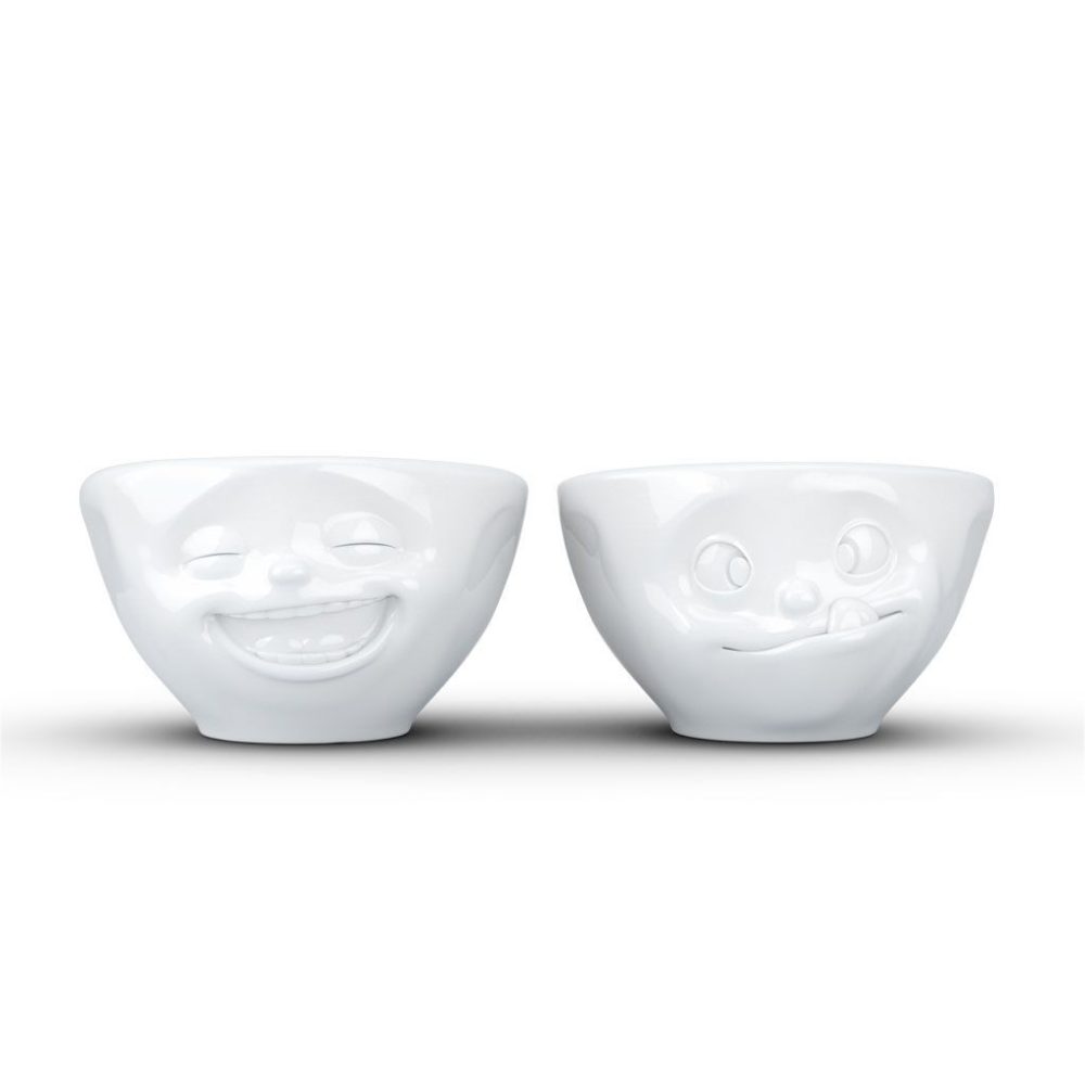 58products - Kleines Schälchen-Set LACHEND & LECKER, 18cm