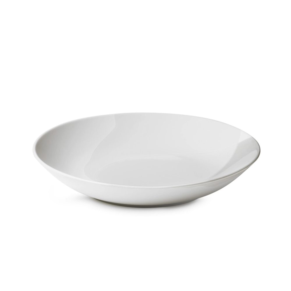 Confluence Teller tief D27cm 130ml leinen alabaster weiss