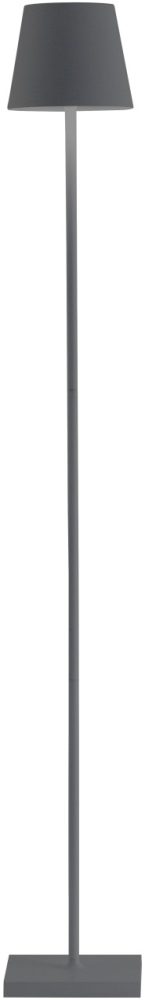 Poldina Pro Stehlampe 17x17x122cm dunkelgrau