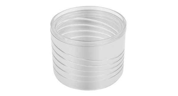 Vorratsdose stripes S, silber 0.5 lt