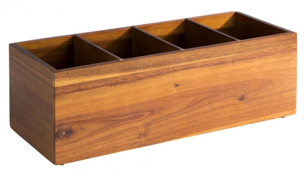 APS Holzbox WOODY; 36x14x12.5 cm (LxBxH); braun; rechteckig