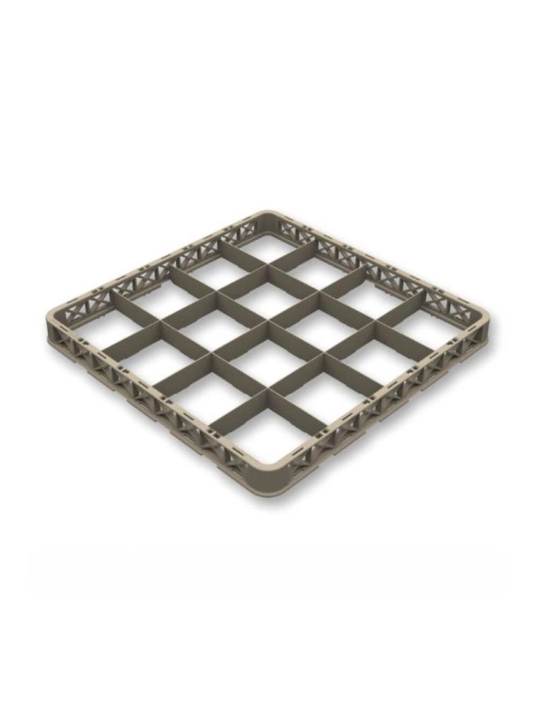 Aufsatz offen 16 Fächer Glas max D11.3cm
