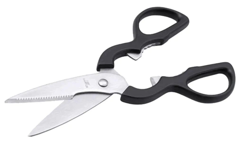 Küchenschere L: 20cm, schwarz