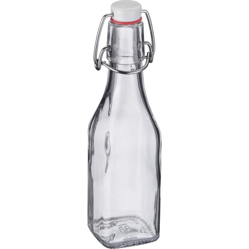 Bügelverschlussflasche 250ml, m. Anhänger