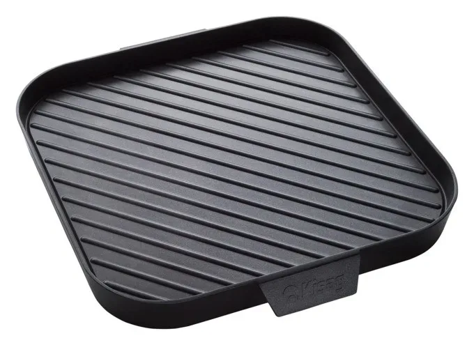 Kisag Grillplatte Quadro – Grillplatte/Grillrost – schwarz