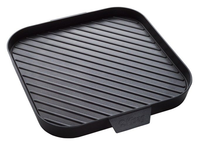 Kisag Grillplatte Quadro – Grillplatte/Grillrost – schwarz