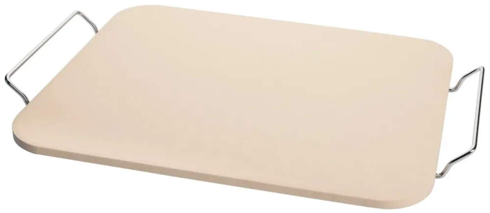 Westmark - Pizzastein Keramik + Serviergestell 38x30 cm, One Size