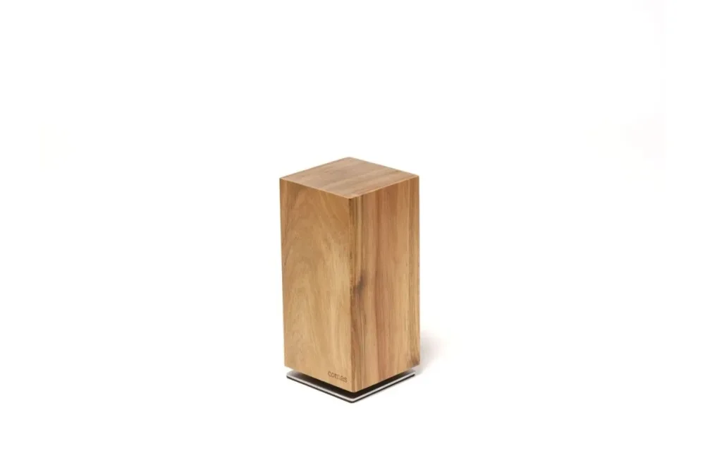 Messerblock drehbar magnetisch 10.5x10.5x28cm Holz
