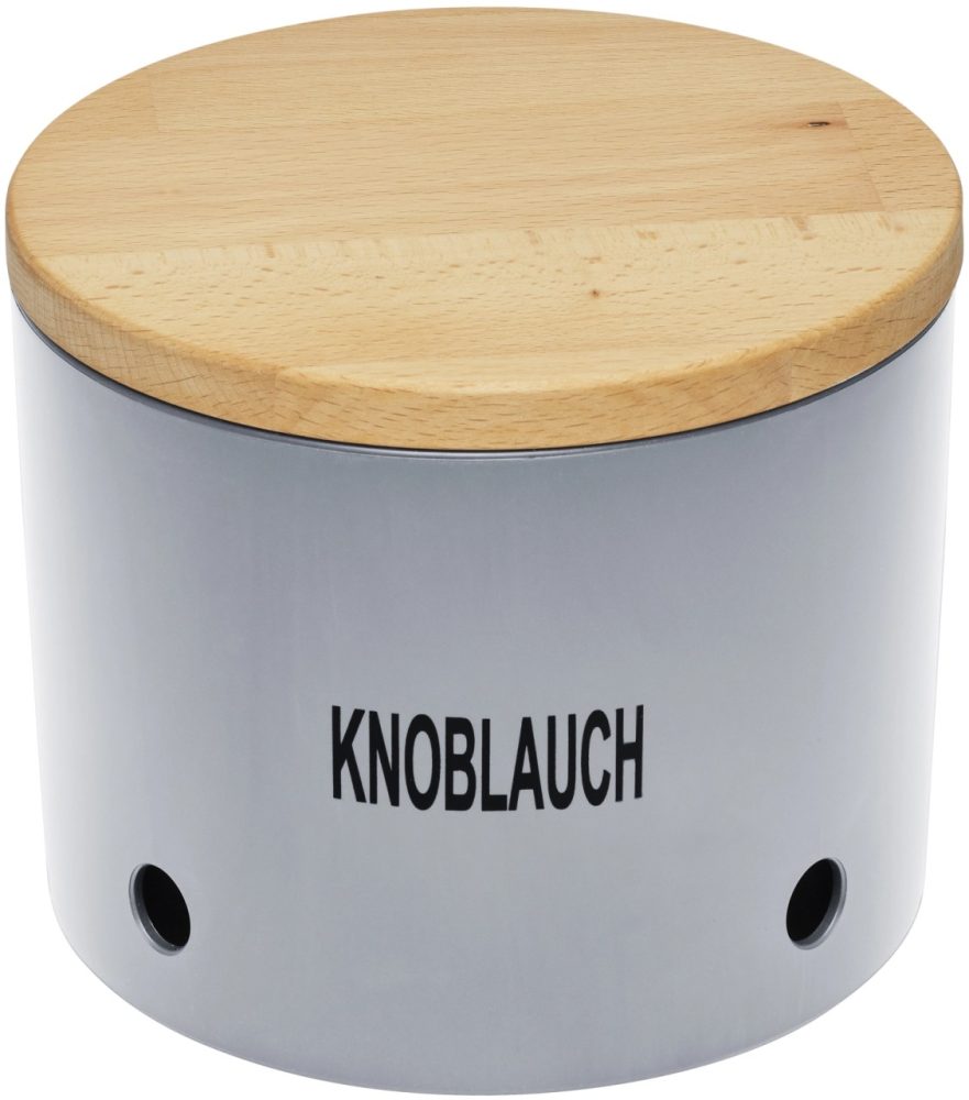 Knoblauchtopf Biopolymer 15.6x10.7cm silber