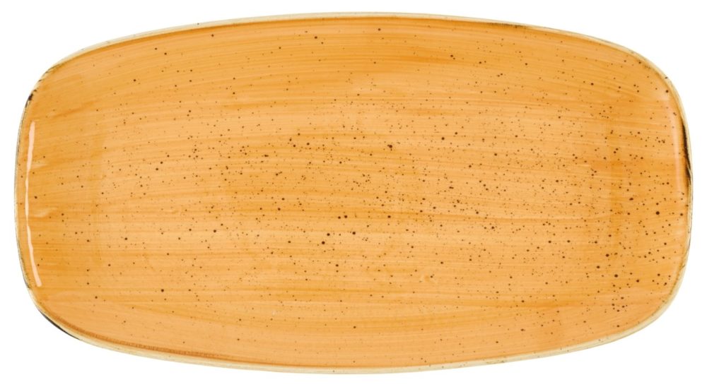 Stonecast Tangerine Chefs Oblong Platte 35.5x18.9cm