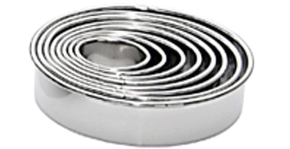 Ausstechersatz rund glatt 9tlg. D:3-11cm