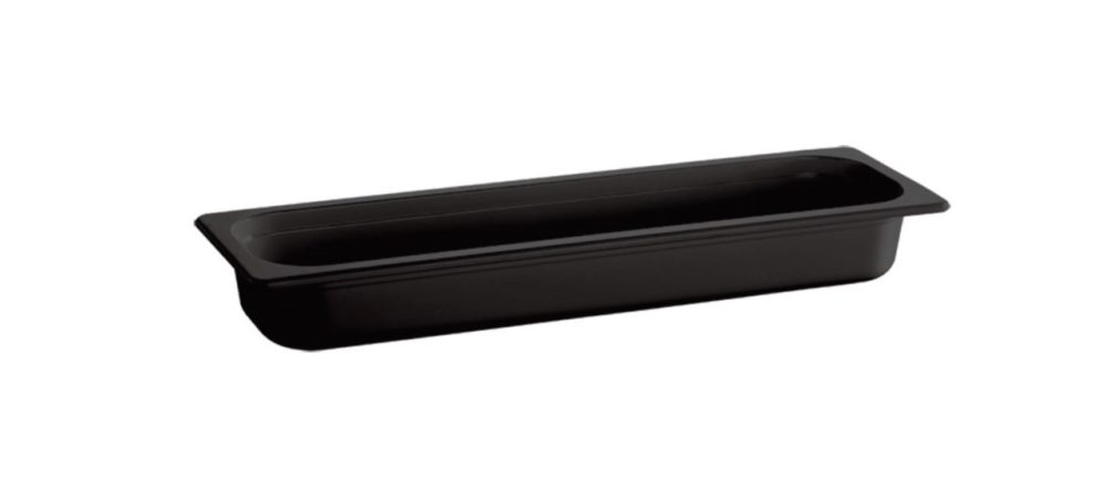 Ecoline GN 2/4 Behälter 100mm schwarz
