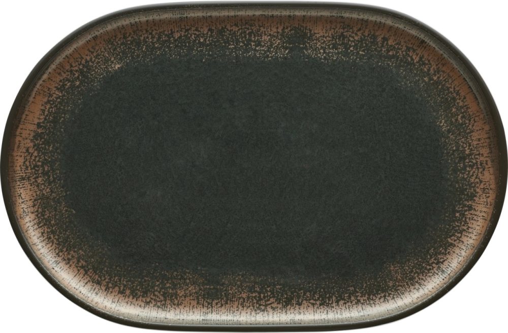 Shiro Komodo 3 Colors Platte coupe oval 23x16cm