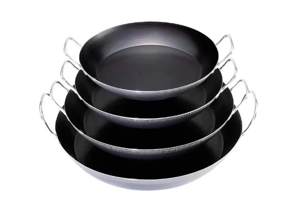 LA LYONNAISE Paella-Pfanne D:60cm mit 2 Griffen Blaustahl
