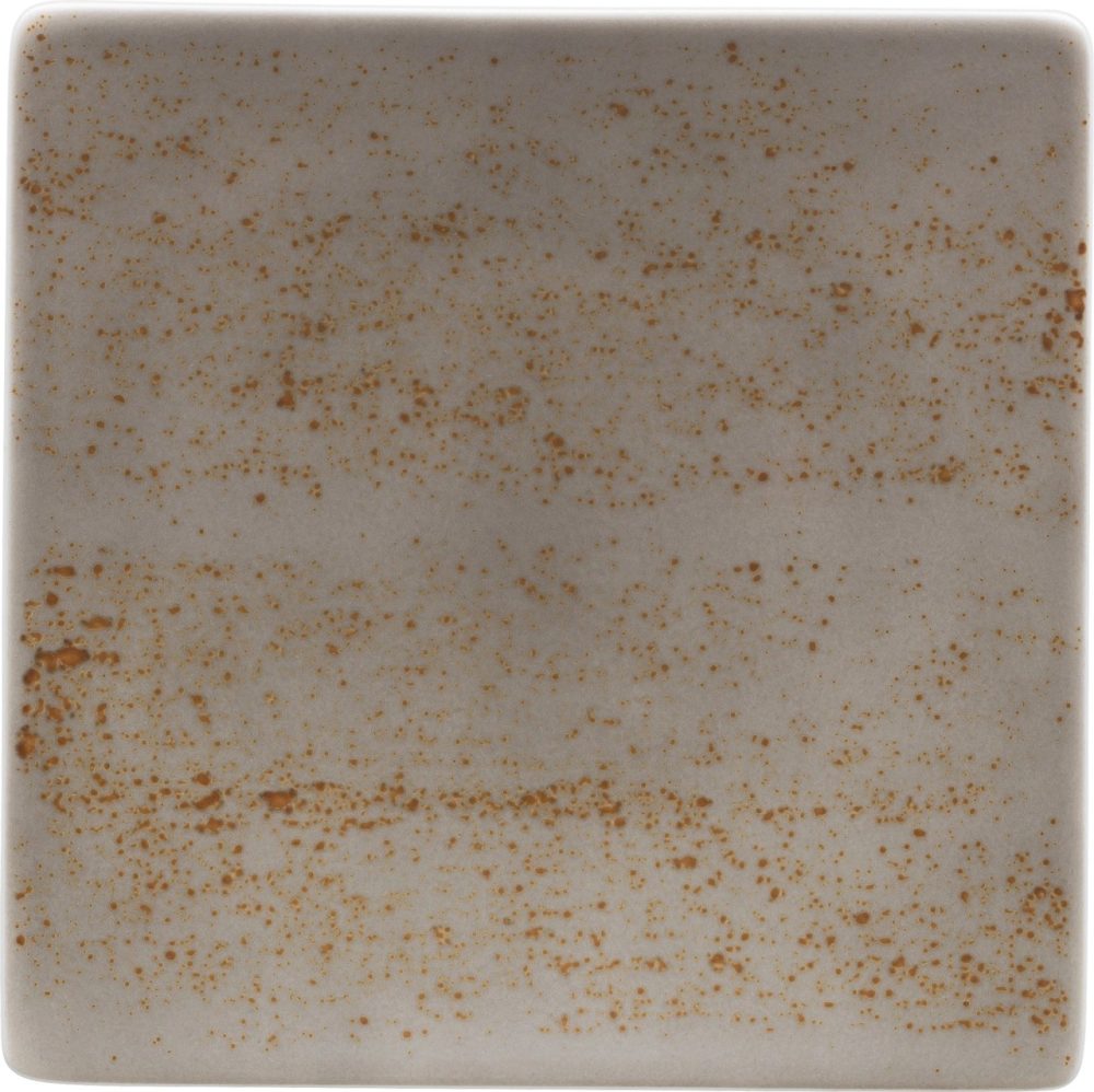 Pottery Unique Lightgrey Teller halbtief quadr. coupe 16cm