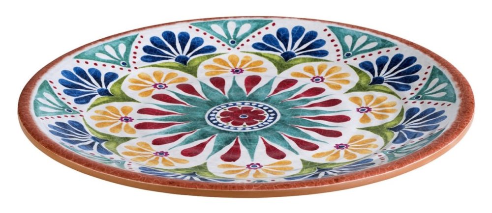 APS Teller Arabesque Blau Kunststoff 26.5 cm - Material: Melamin - Teller