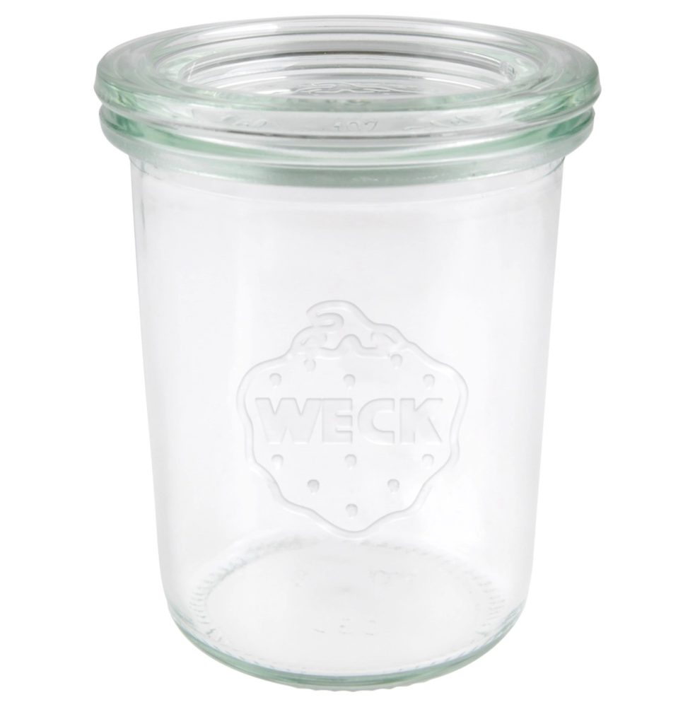 WECK 760 Mini-Sturzglas 12er-Karton 160 ml ohne Ringe und Klammern