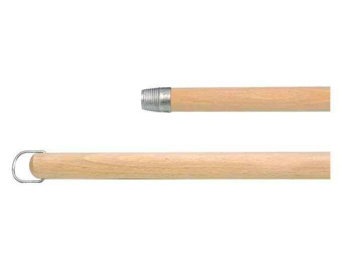 Holzstiel mit Gewinde, 140 cm