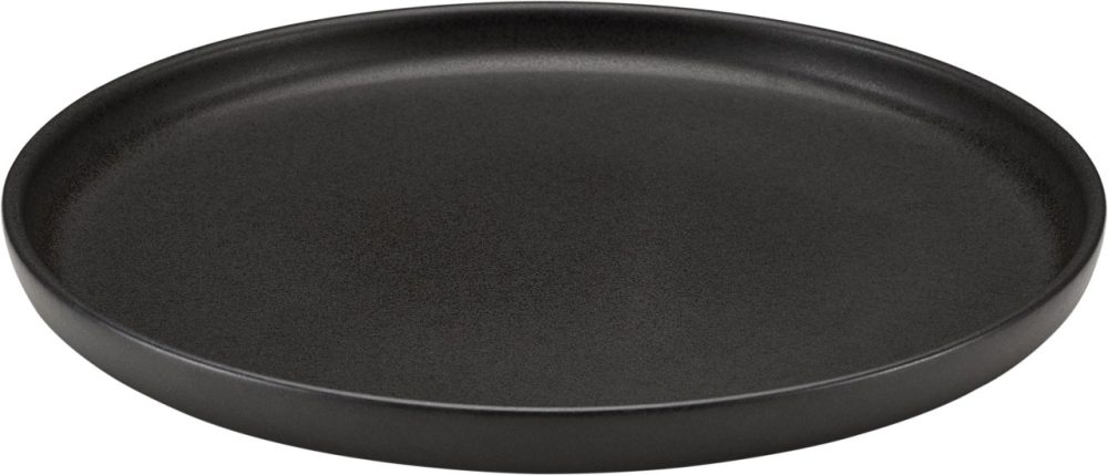 Playground Teller flach Elements; 28x3 cm (ØxH); schwarz; rund; 6 Stück / Pack