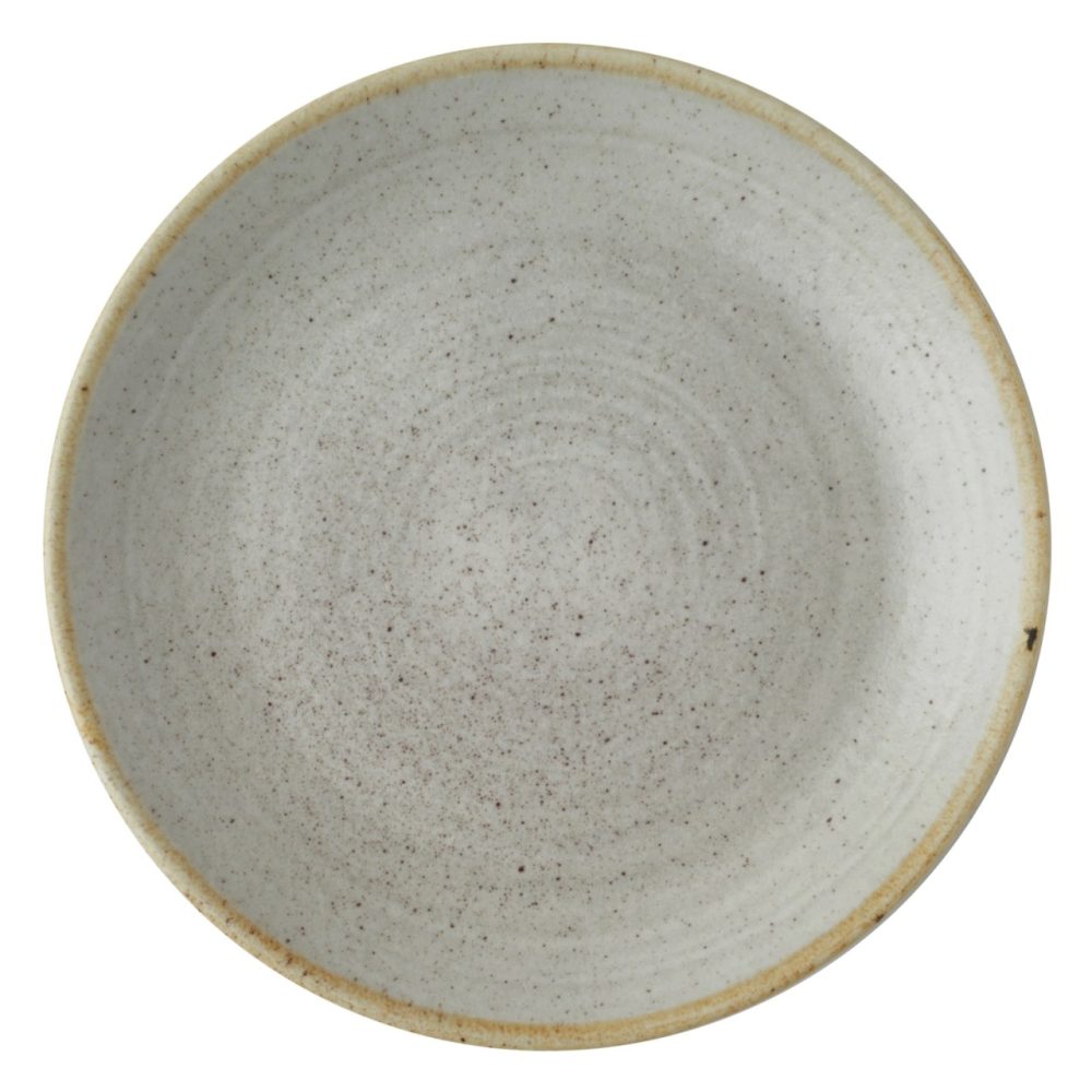 Stonecast Raw Grey Coupe Teller flach 16.5cm