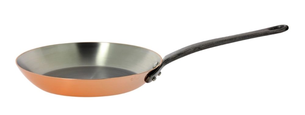 INOCUIVRE Bratpfanne Kupfer/Edelst. D:28cm Gusseisengriff