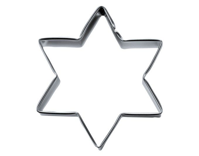 Ausstecher Stern 4x2.5 cm