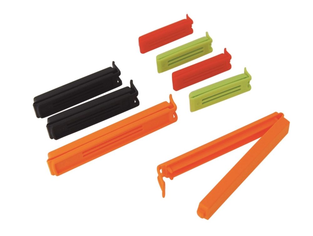 8er Set Twixit Beutelverschluss 4x5cm 2x10cm 2x13cm