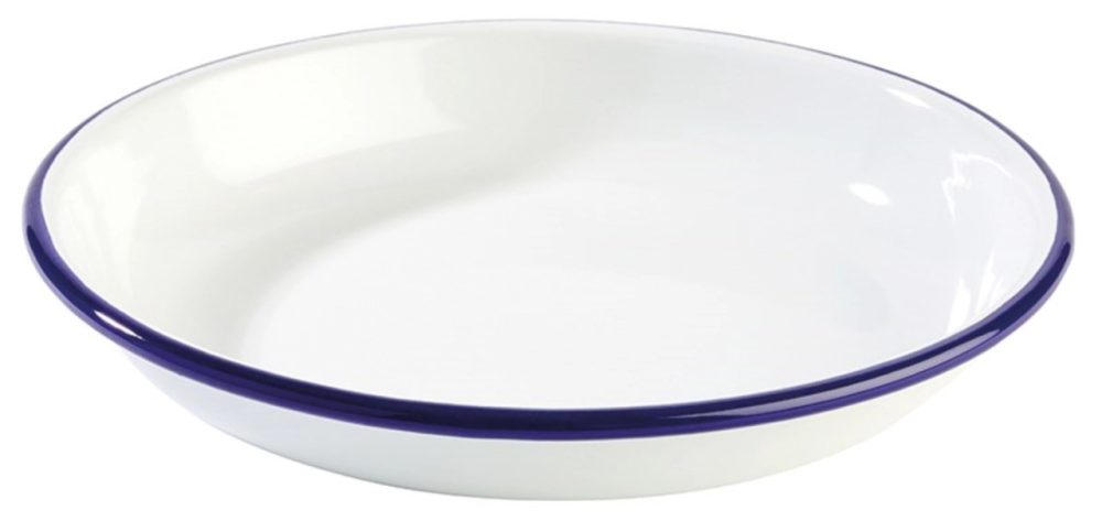 Teller tief 18cm ENAMELWARE, weiss