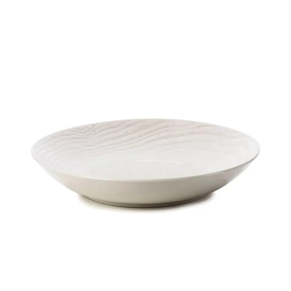 Coupteller H:5cm, Ø27cm, elfenbein