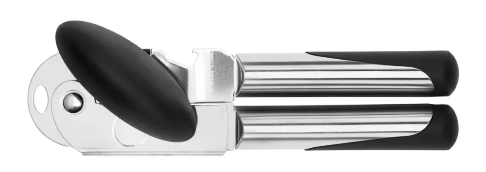 Dosenöffner Oxo Schwarz/Silber Edelstahl/Kunststoff 7.1 cm - Dosenöffner