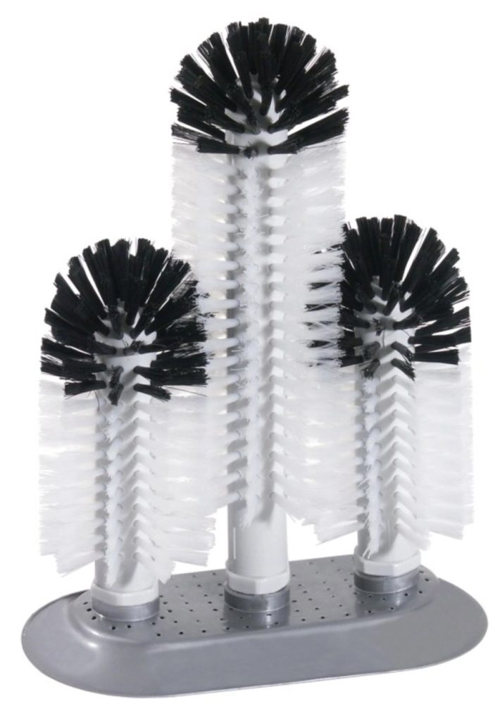 Gläserspülbürste 18/24/18cm mit Grosssaugfuss