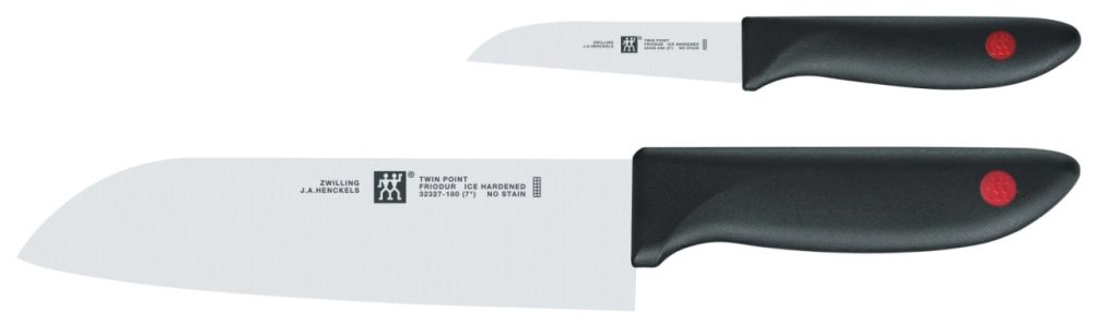 2tlg. Twin Point Messerset (Gemüse+Santokumesser)