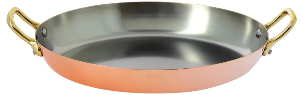 INOCUIVRE Bratpfanne Kupfer/Edelst. oval L:32cm